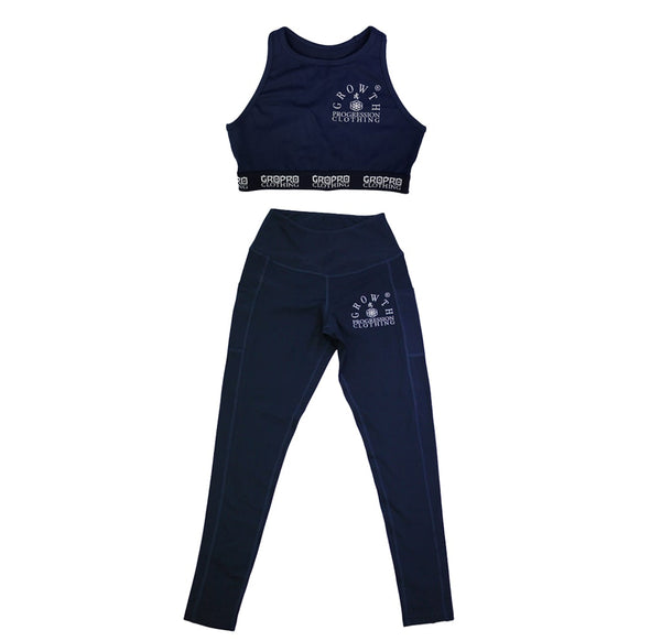 DIAMOND CUT REFLECTIVE SPORTS BRA & LEGGINGS SET